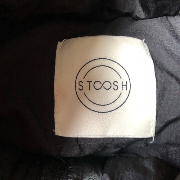 Stoosh Quilted Black Crop Puffer Vest Women’s Size XL - Picture 8 of 9